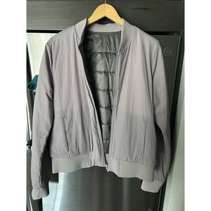 Lululemon Non Stop Reversible Bomber Jacket - Sz 12 Mauve color